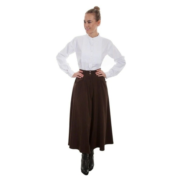 Scully Burgundy Super Wide Leg High Rise Suede Fabric Poly Pants. Size Small. - Picture 12 of 14